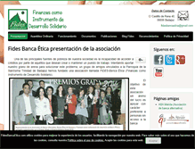 Tablet Screenshot of fidesbancaetica.com